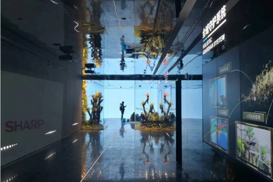 深圳龙光项目部大屏展示